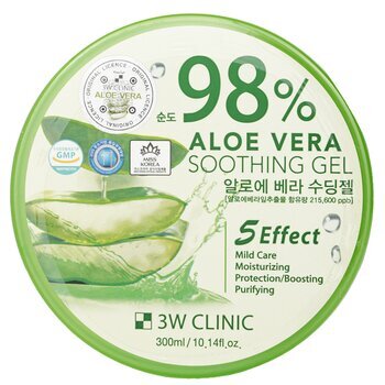 Image of 3W Clinic 98% Aloe Vera Soothing Gel 300ml